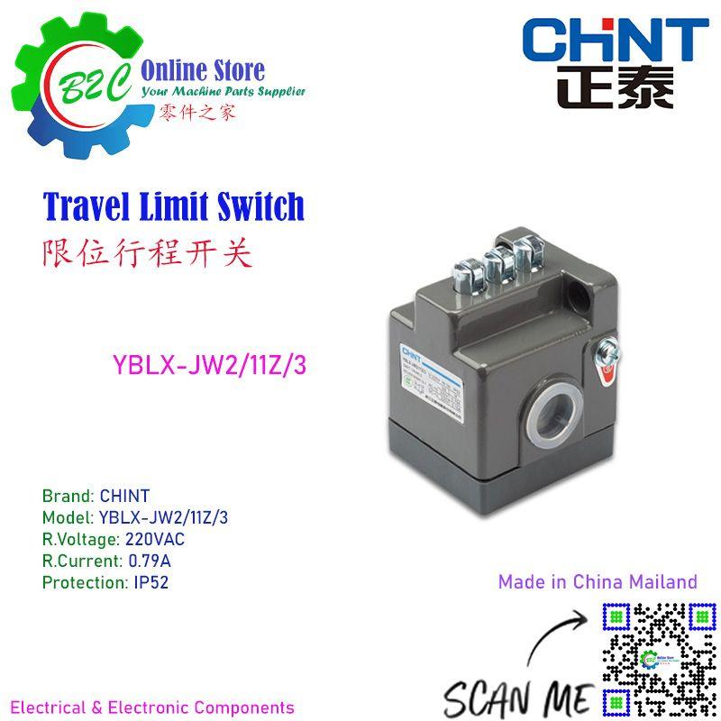 JW2-11Z/3 CHINT Limit Switch Travel Limit Switch Wire Cut EDM Machine NC CNC Lathe Milling Redial Drill YBLX-JW2-11Z/3 Ready Stock 正泰 机器 行程 限位 开关 线切割 CHNT