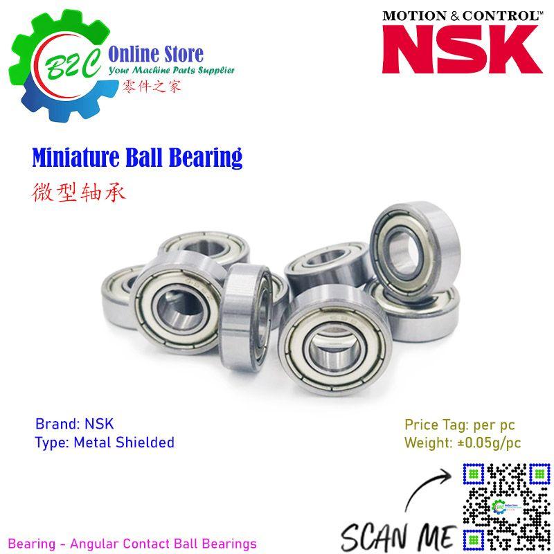 NSK 633 634 635 636 637 638 639 ZZ Miniature Extra Small Deep Groove Ball Bearing High Quality Bearings 微型 精密 耐用 深沟球 轴承