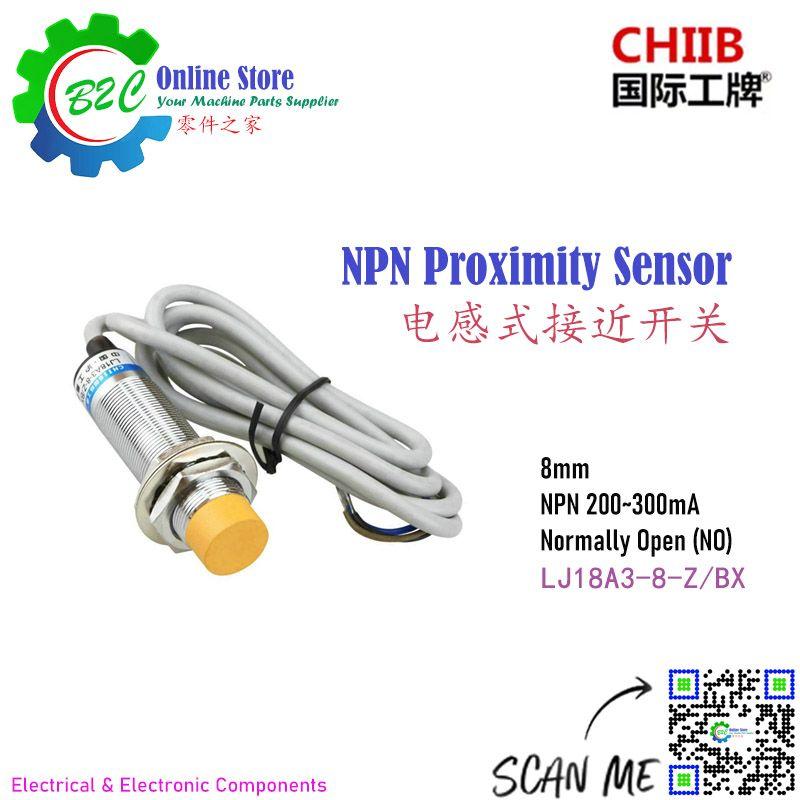 CHIIB LJ18A3-8-Z/BX 18mm NPN Sensor Proximity Switch Normally Open NO DC Switches CNC Wire Cut Machine WEDM 沪工 集团 国际 工牌 行程 接近 开关 常开 三线 直流
