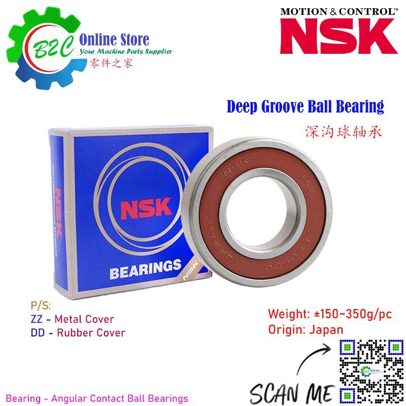NSK 6204 6205 6206 6207 ZZ DD Deep Groove Ball Bearing High Precision Quality Precise Bearings 日本 精工 株式会社 深沟球 轴承